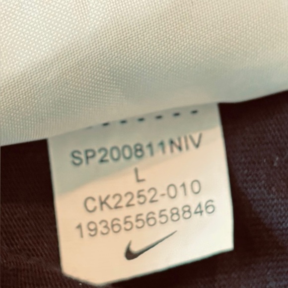 The Nike Too Black and White + Red “Swoosh” Short Sleeve T-Shirt, Size L - Picture 4 of 8